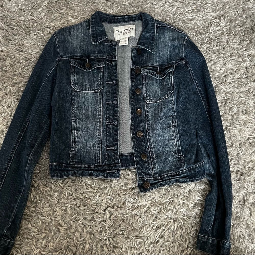 American Rag premium denim jean jacket size medium